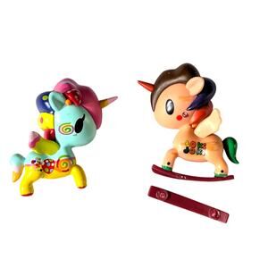 Tokidoki Unicorno Series 2 Rodeo & 5 Kinoko Rocking Horse Figures No Box